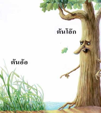 นิทานอีสปต้นโอ๊กกับต้นอ้อ