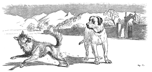 Moral stories-The Dog and the Wolf