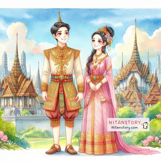 นิทานพื้นบ้านภาคกลางเรื่อง เจ้าชายสายน้ำผึ้งกับพระนางสร้อยดอกหมาก